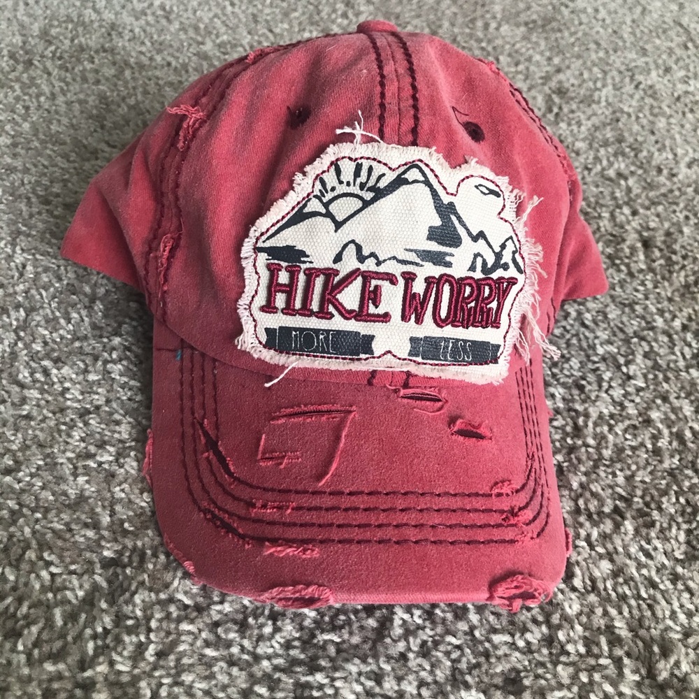 “Hike More, Worry Less” Hat